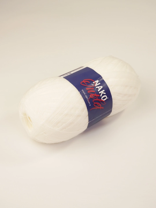 Пряжя Nako Outlet - 100% акрил, 375 m, 100 г - 150 г (+- 5 г, 10%+-) в упаковке 1 шт