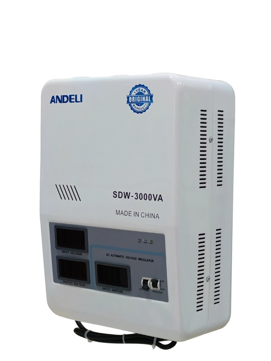 ANDELI SDW-3000VA 3kVA Kuchlanish Stabilizatori, Devorga O‘rnatiladigan, 100% Mis