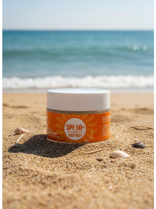 Quyoshdan himoyalovchi tabiiy SPF50+ kremi, 50 ml