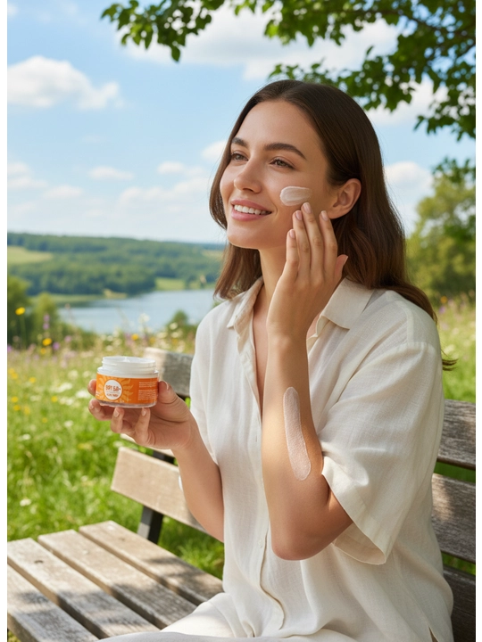 Quyoshdan himoyalovchi tabiiy SPF50+ kremi, 50 ml