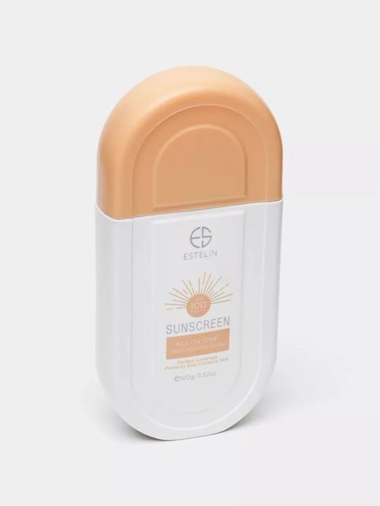 Солнцезащитный крем, SPF 80, SPF 100 PA+++, ESTELIN 50гр, 75 гр, 100 гр