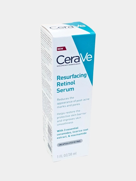 Сыворотка с ретинолом CeraVe Resurfacing для лица против пост-акне и пор, 30 мл