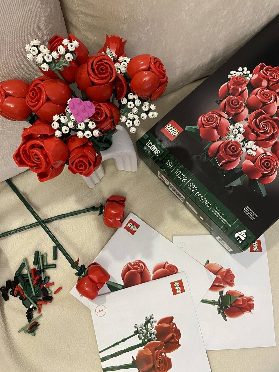 Конструктор Lego Botanical. Конструктор цветов. Лего букет