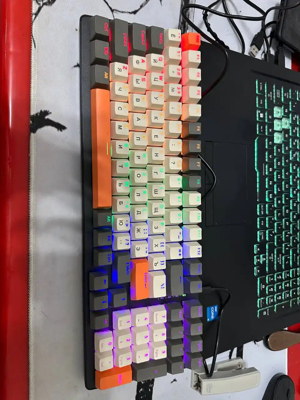 Klaviatura Freewolf K3 mexanik gaming klaviatura, Hot Swap, simli