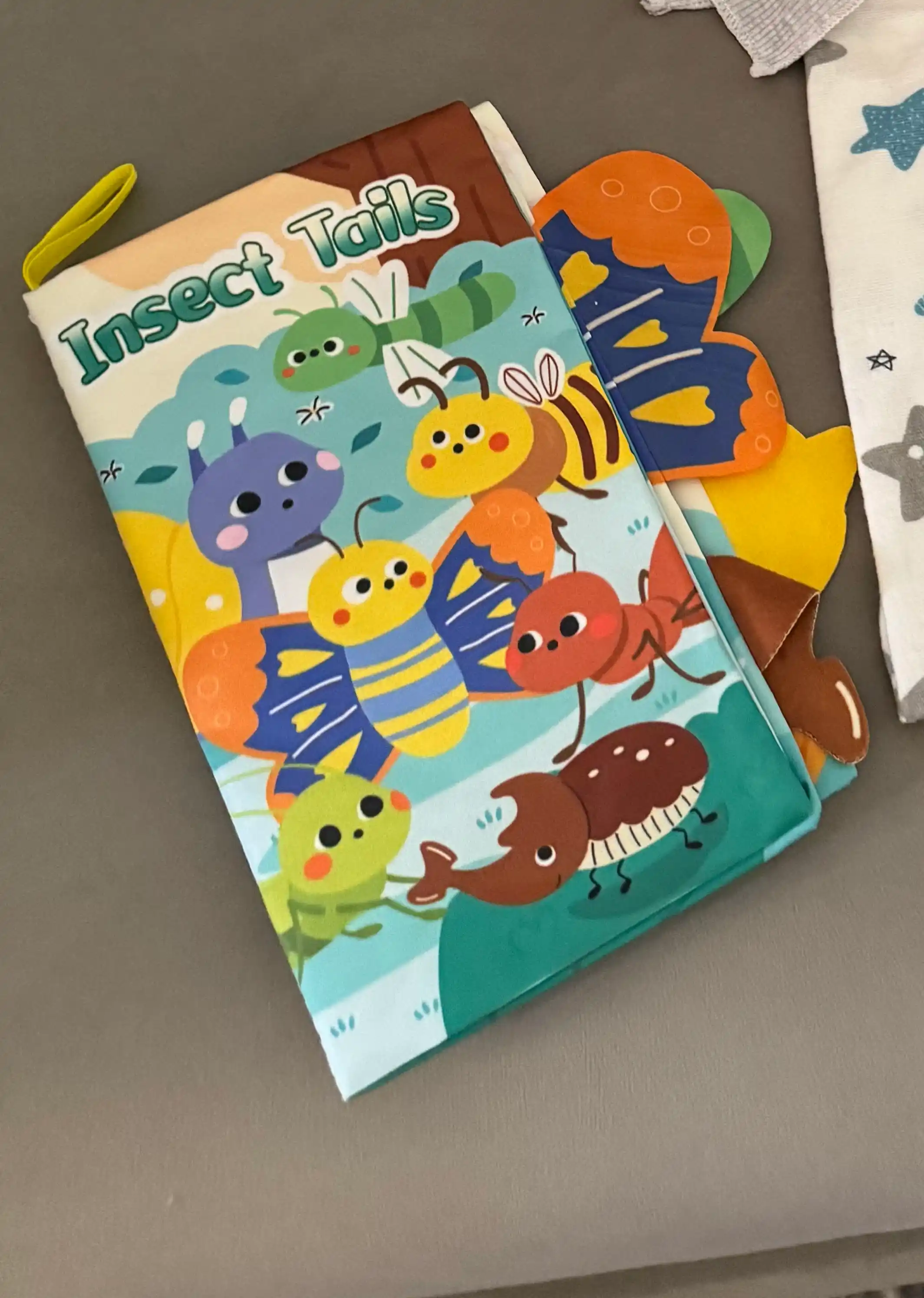 Детская развивающая мягкая книга, шуршалка, тканевая, игрушка для малышей
