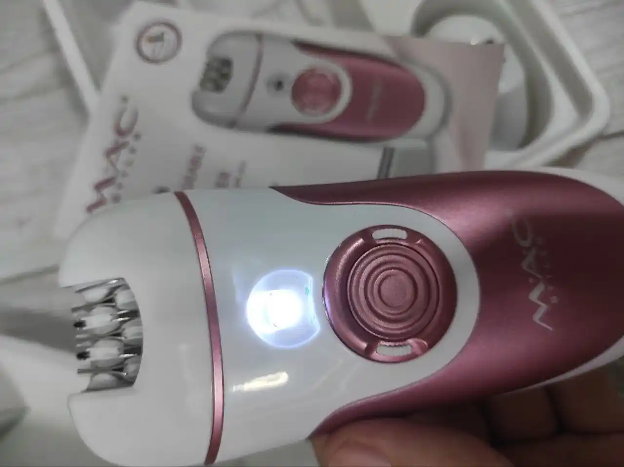 Simsiz epilyator M.A.C. Styler, ayollar uchun professional depilyator