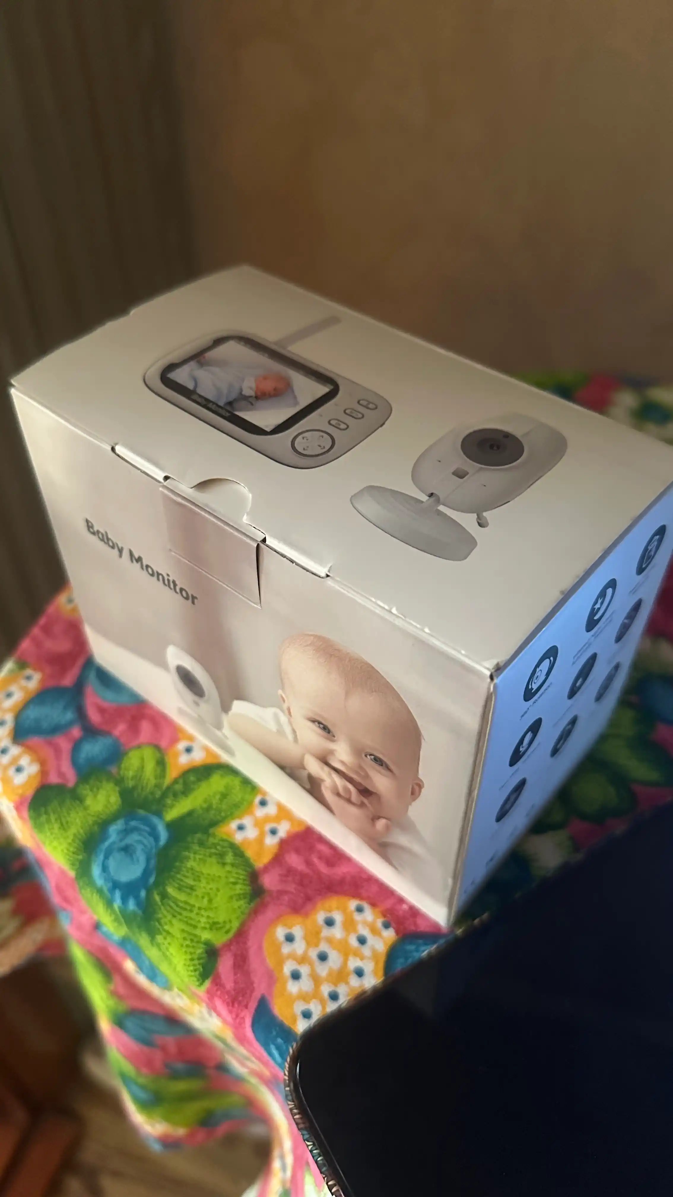 Monitor, tungi ko'rish kamerasi, ovozli simsiz video chaqaloq monitori