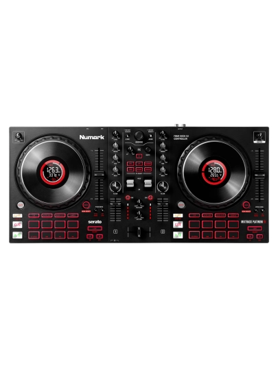 DJ-контроллер Numark Mixtrack Platinum FX, 4-дековый с дисплеями