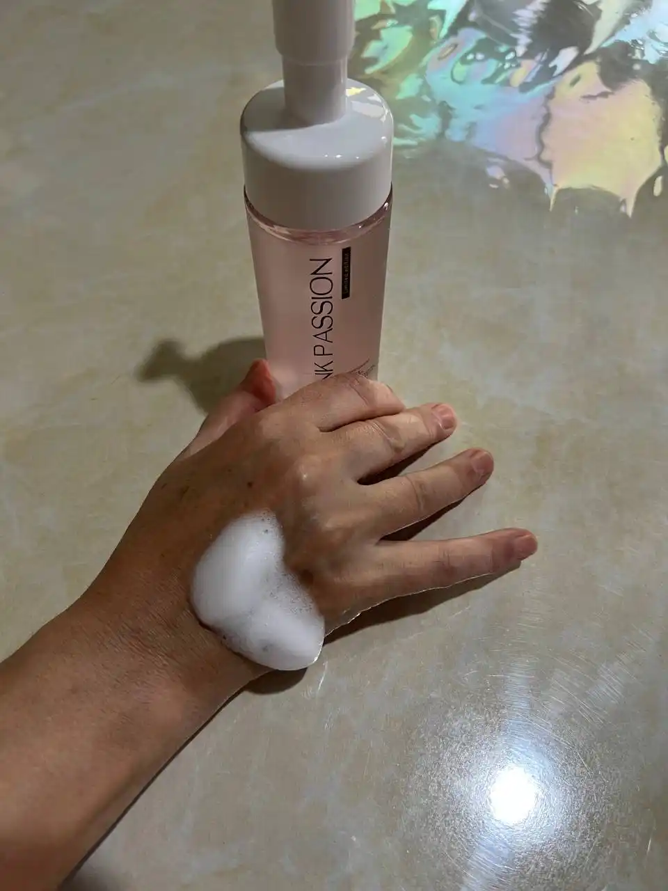 Пенка для умывания с щеточкой, очищающая PINK Passion, 150 мл