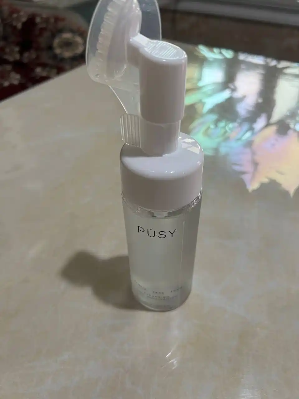 Пенка для умывания лица PUSY, oчищающая, увлажняющая, с массажной щеткой