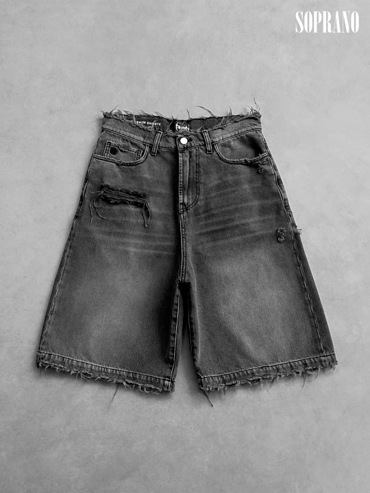 Джинсовые шорты багги REAVEN, мужские, женские, подростковые, размеры S-XXL
