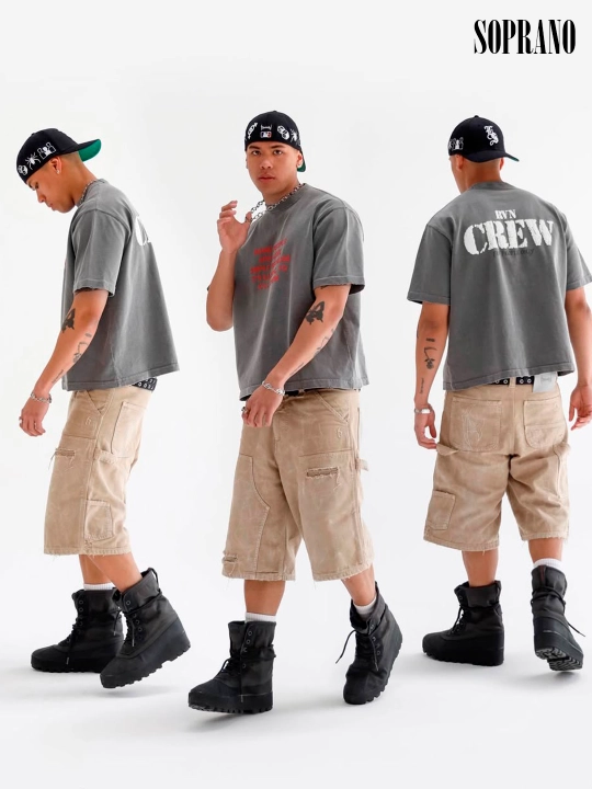 Джинсовые шорты багги REAVEN, мужские, женские, подростковые, размеры S-XXL