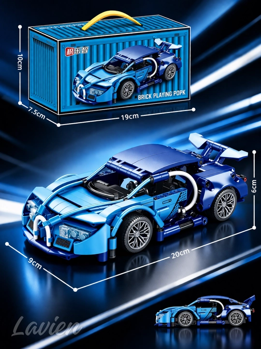 Konstruktor lego mashina Technic Ferrari, Bugatti, Porshe, Lamborghini, mototsikl