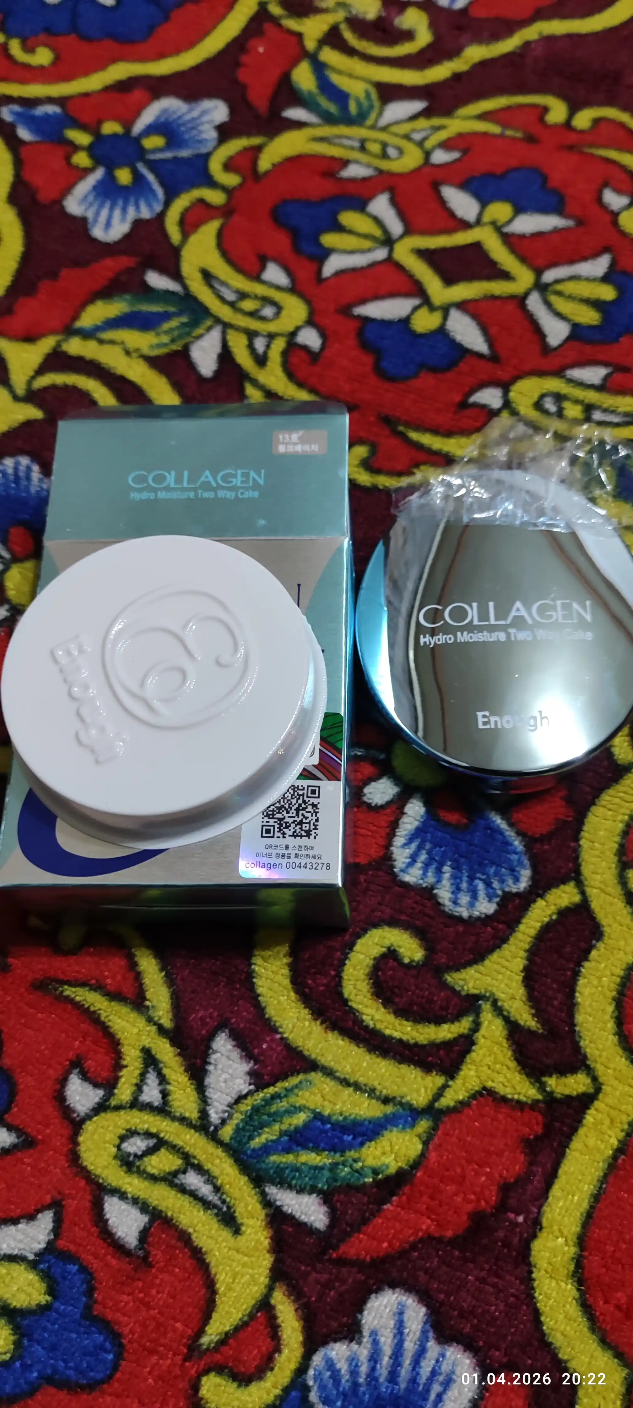 Пудра для лица, Collagen для лица с коллагеном, SPF 25+, для всех типов кожи