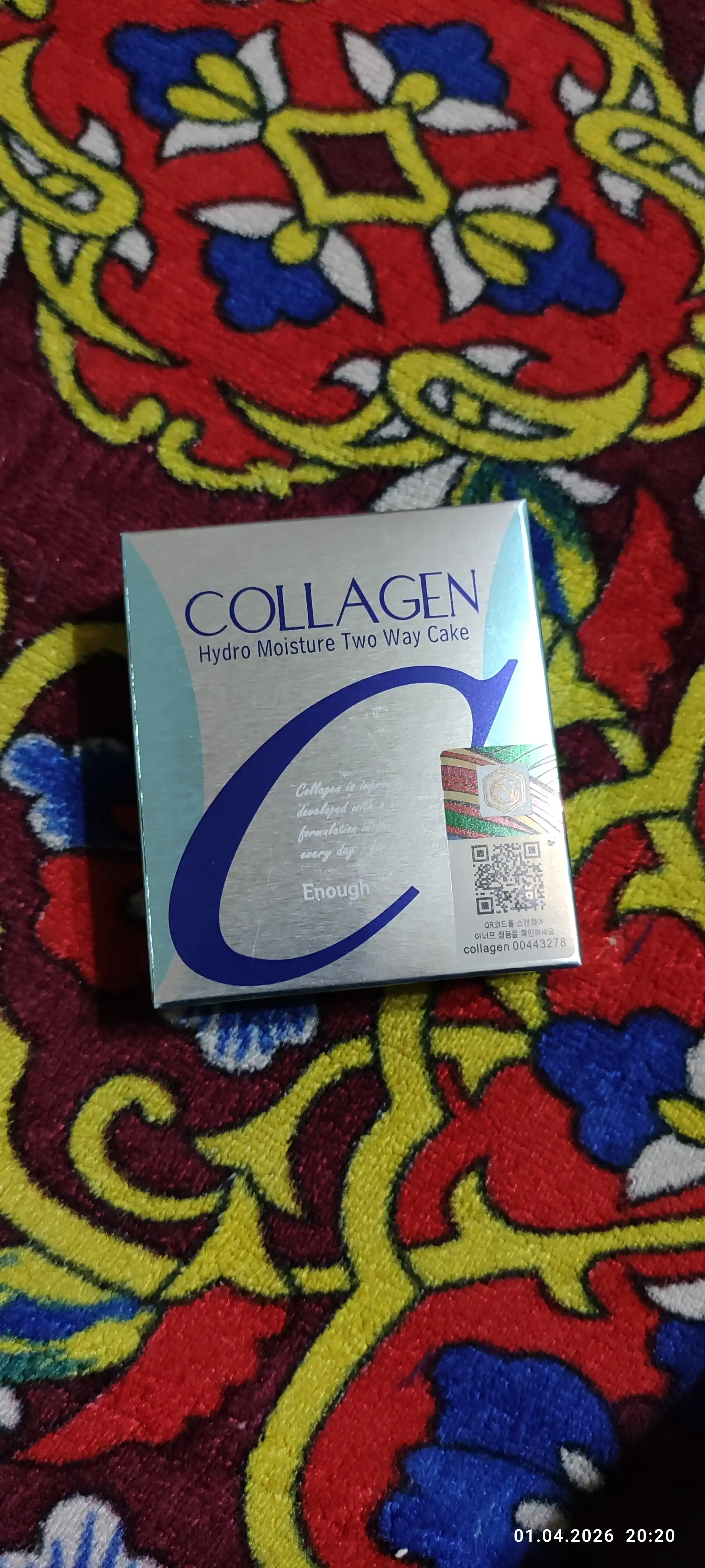 Пудра для лица, Collagen для лица с коллагеном, SPF 25+, для всех типов кожи