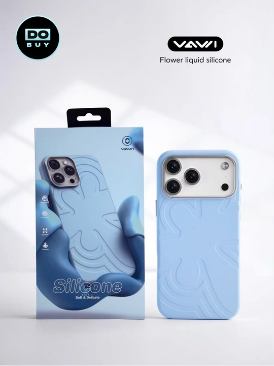 Силиконовый чехол с Магсейфом VAWI для iPhone 17, 16 Pro/ProMax, Бархатное покрытие внутри