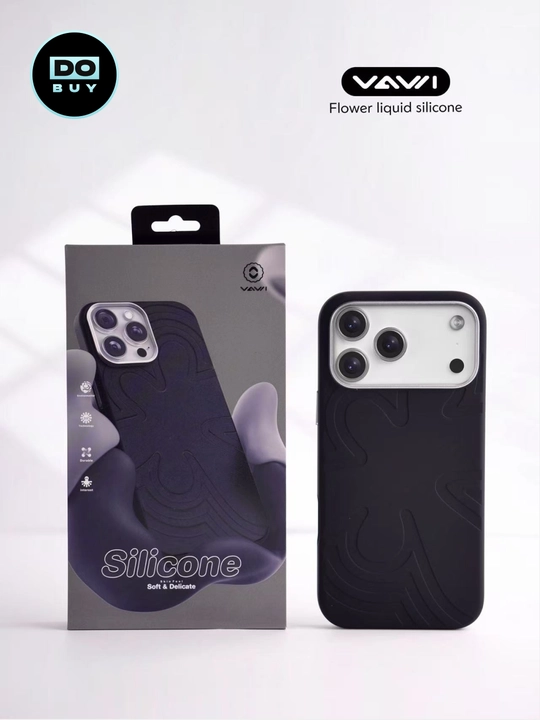 Силиконовый чехол с Магсейфом VAWI для iPhone 17, 16 Pro/ProMax, Бархатное покрытие внутри