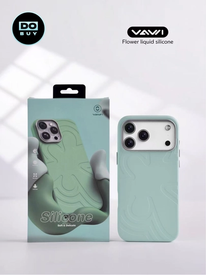 Силиконовый чехол с Магсейфом VAWI для iPhone 17, 16 Pro/ProMax, Бархатное покрытие внутри