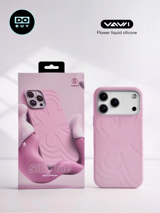 Силиконовый чехол с Магсейфом VAWI для iPhone 17, 16 Pro/ProMax, Бархатное покрытие внутри