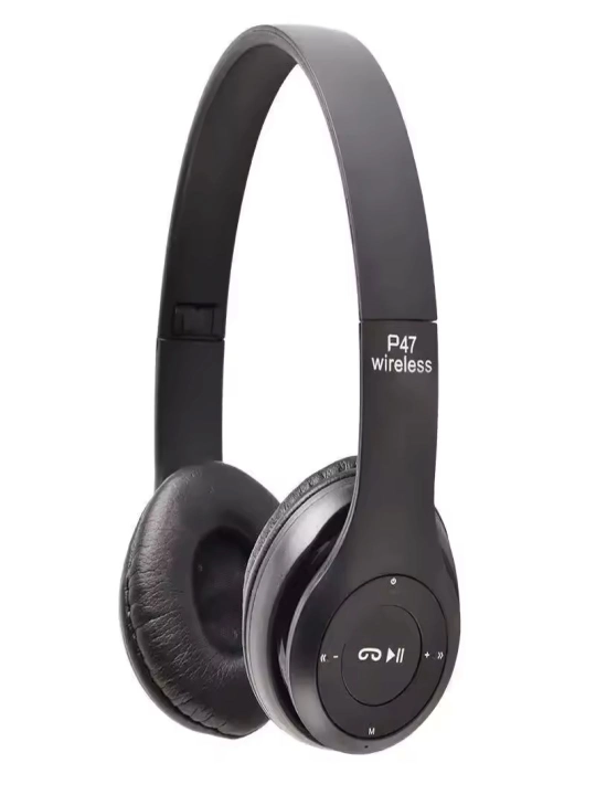 Simsiz quloqchinlar P47, Bluetooth 5.0, yig'iluvchan, mikrofon bilan, shovqinsiz