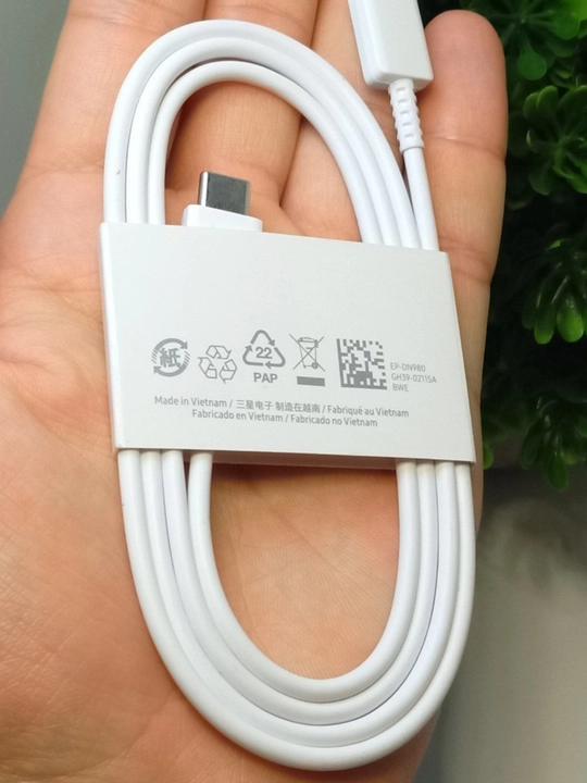 Samsung USB-C dan USB-C ga 5A 100W kabel (EP-DN980), original (Vyetnam)