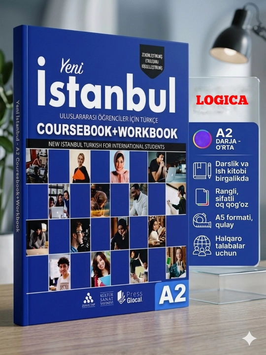 Yeni Istanbul: Uluslararası Öğrenciler İçin Türkçe Eğitim Seti A1, A2, B1, B2, C1 - 