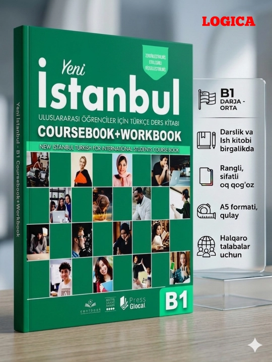 Yeni Istanbul: Uluslararası Öğrenciler İçin Türkçe Eğitim Seti A1, A2, B1, B2, C1 - 