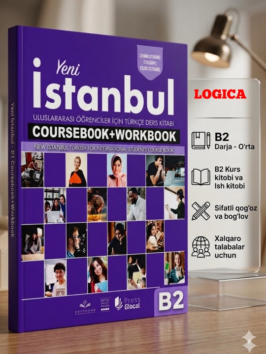 Yeni Istanbul: Uluslararası Öğrenciler İçin Türkçe Eğitim Seti A1, A2, B1, B2, C1 - 
