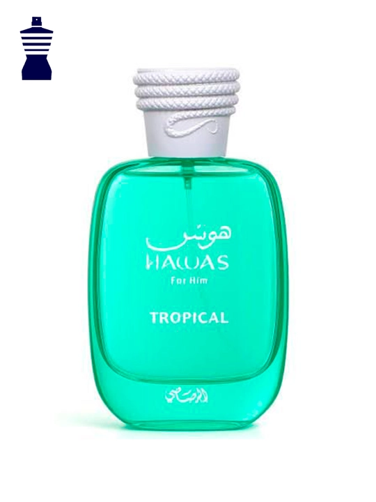 Rasasi Hawas for him Ice, black, fire, tropical 100 ml унисекс парфюм стойкость 1–2 дня