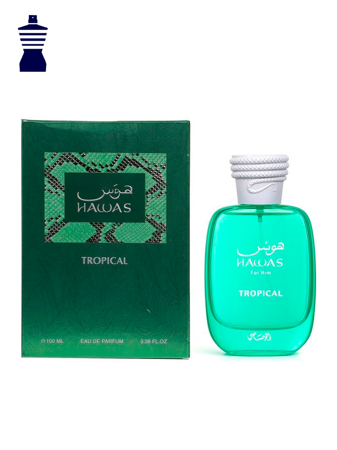 Rasasi Hawas for him Ice, black, fire, tropical 100 ml унисекс парфюм стойкость 1–2 дня