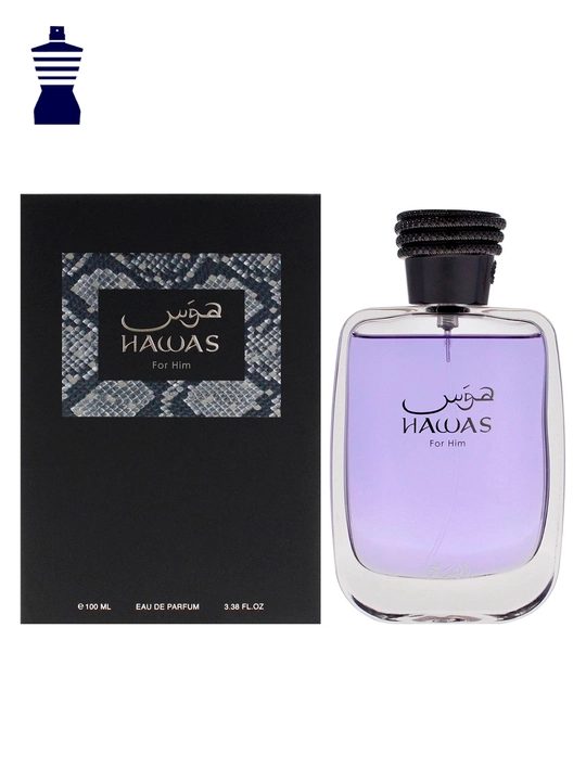Rasasi Hawas for him Ice, black, fire, tropical 100 ml унисекс парфюм стойкость 1–2 дня