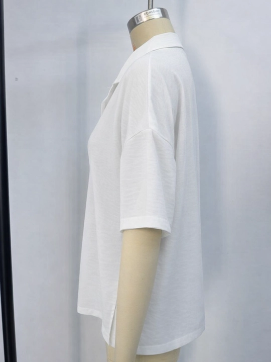 Bluzka ayollar uchun yozgi, keng bichimli - EllyFashion