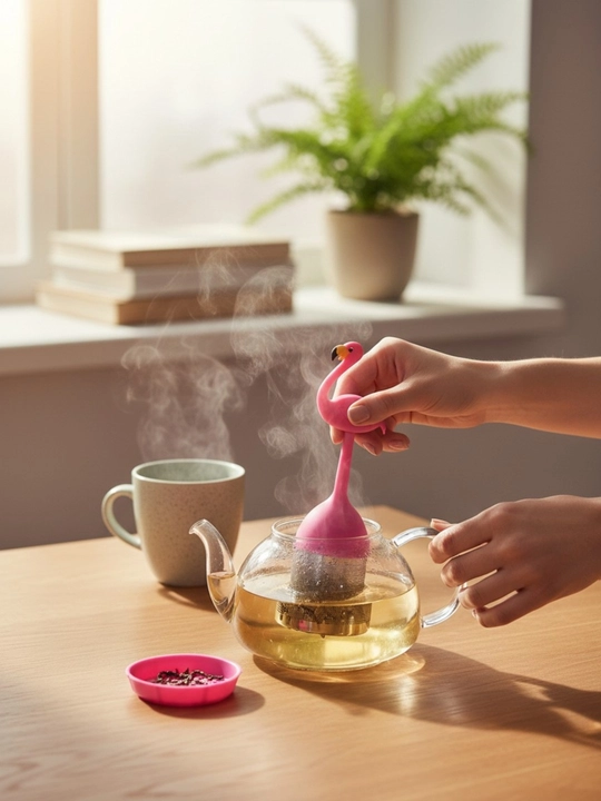 Choy uchun metall setka-suzgich, damlagich infuzor, shamani tutib qoluvchi setka - 