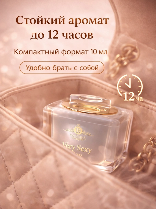 Feromonli kremli yog‘li atir, 10 ml, uzoq saqlanadigan ayollar parfyumi