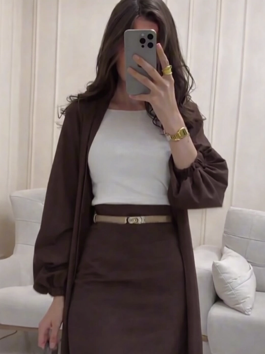 Nafis va qulay ayollar ikkilik kostyumi - Zamonaviy kundalik ko‘rinish fresize 44-50