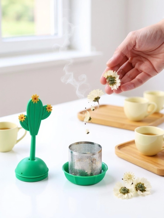 Choy uchun metall setka-suzgich, damlagich infuzor, shamani tutib qoluvchi setka - 