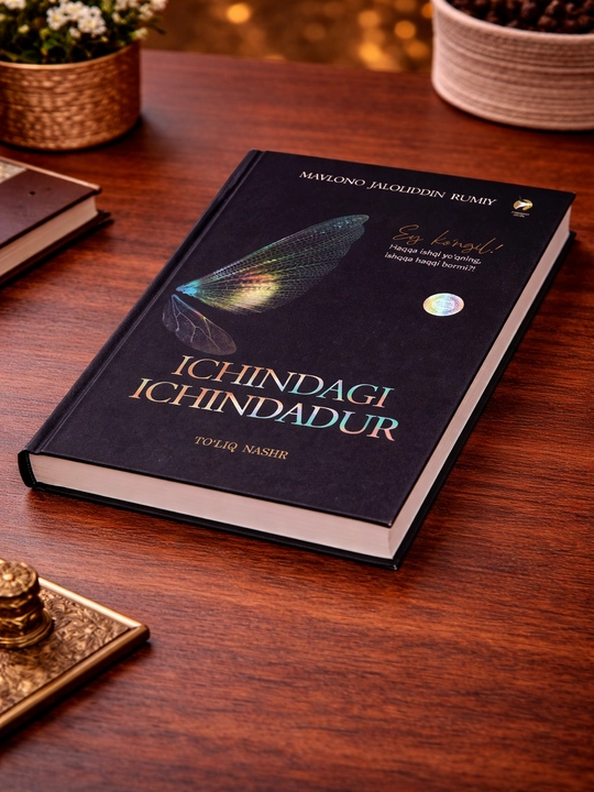 Книга Джалаладдин Руми «Ichindagi ichindadur» философское произведение
