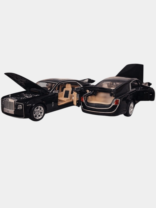 Chiroq va ovozli Rolls-Royce Phantom 6x6 1:32 metall model avtomobil