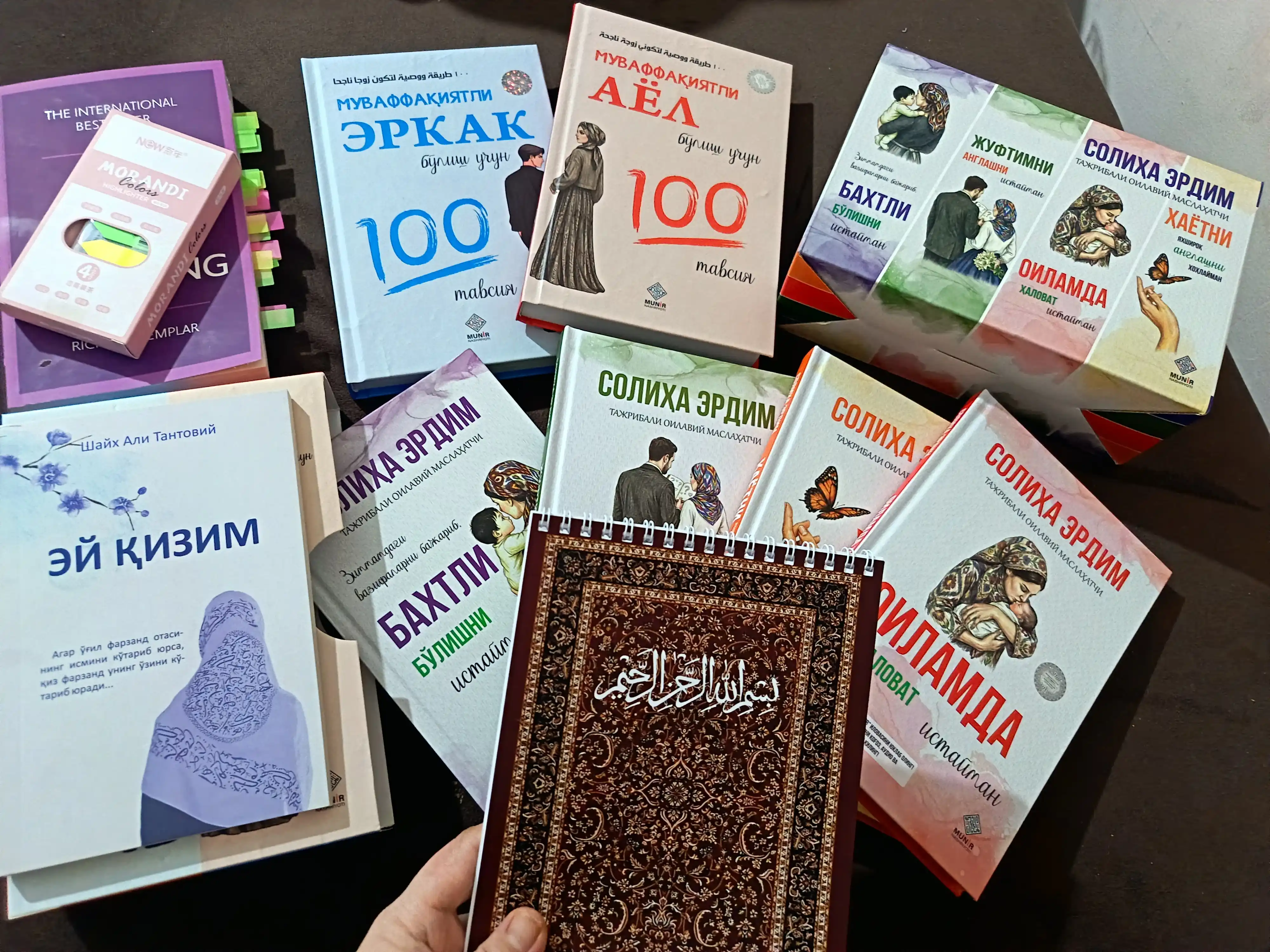 "Муваффақиятли эркак ва аёл бўлиш учун 100 тавсия" комплект книг