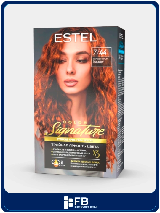 Стойкая крем-гель краска для волос - ESTEL Color Signature - 