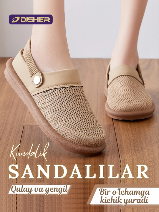 Ayollar sandallari DISHER EasyComfort