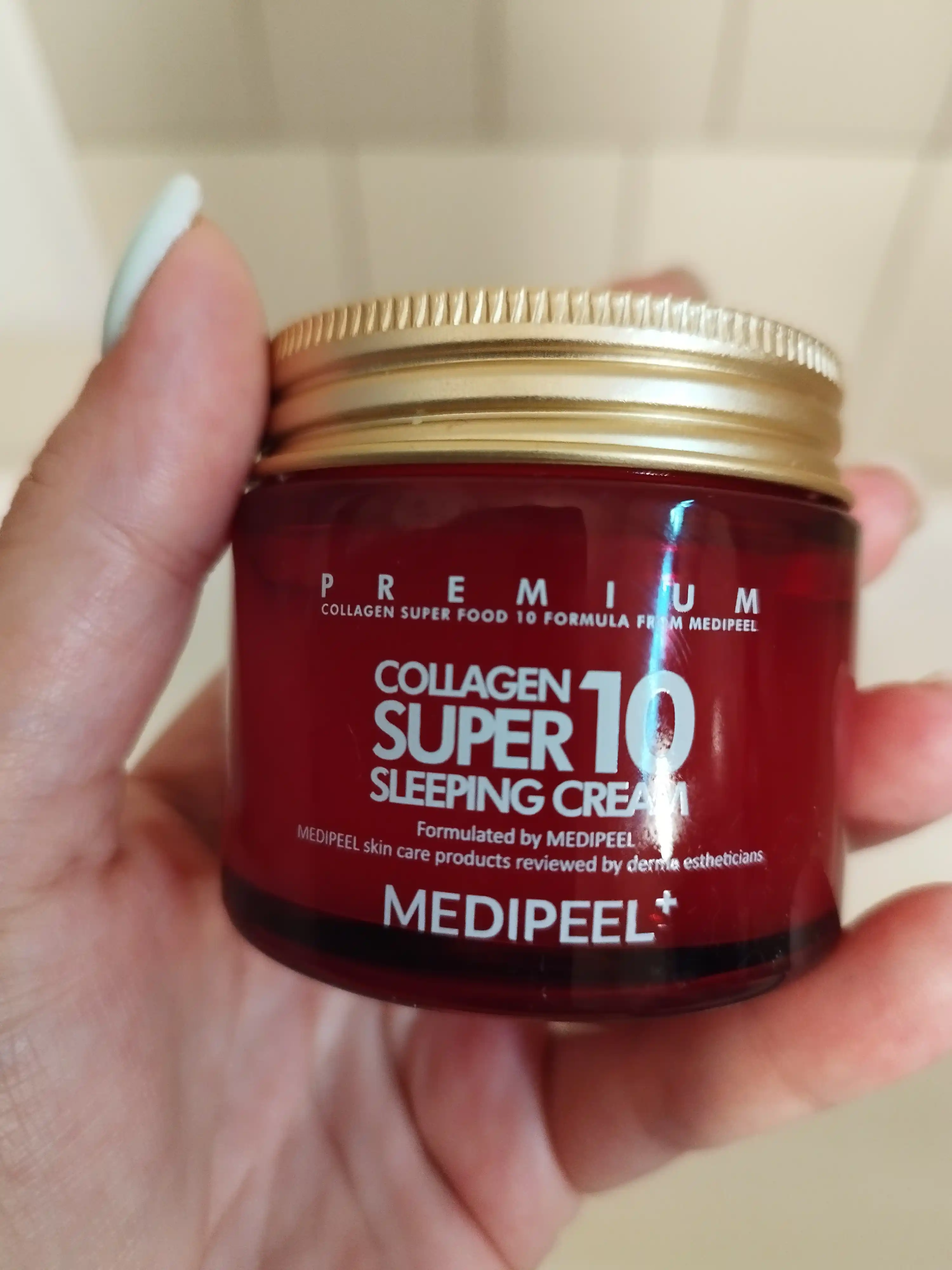 Kollagenli yoshartiruvchi tungi yuz kremi Medi-Peel Collagen Super10 Sleeping Cream