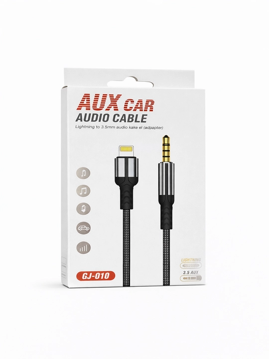 Аудиоадаптер: кабель Type-C на 3,5 мм AUX, кабель Lightning на AUX
