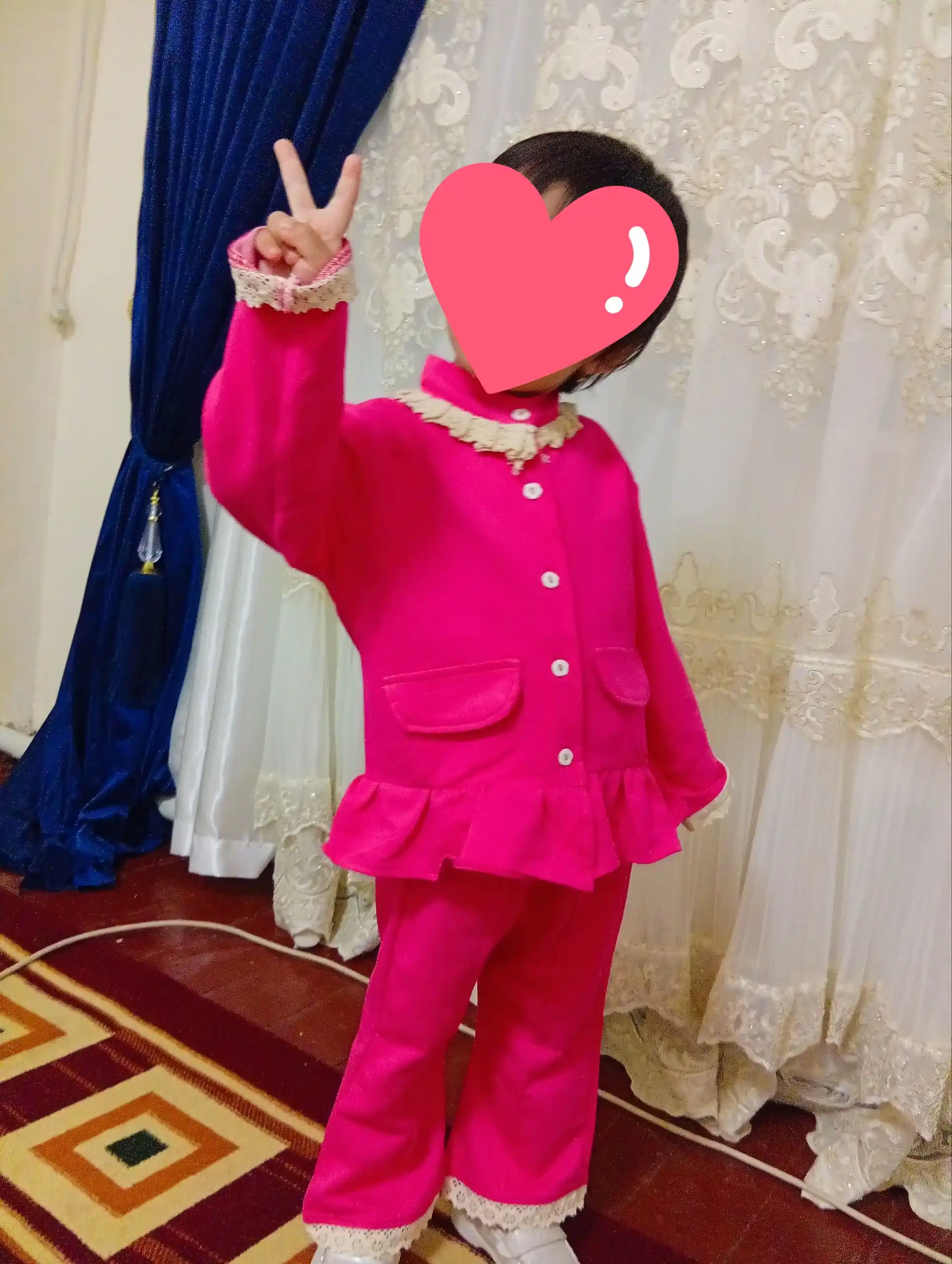 Комплект двойка для девочек, 3-5 года, из полиэстера