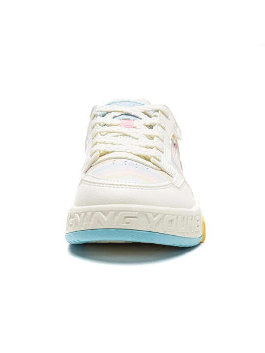 Подростковые кеды Li-Ning YKCW018 Skate 80s2 ретро стиль, амортизация Cloud, износостойкие