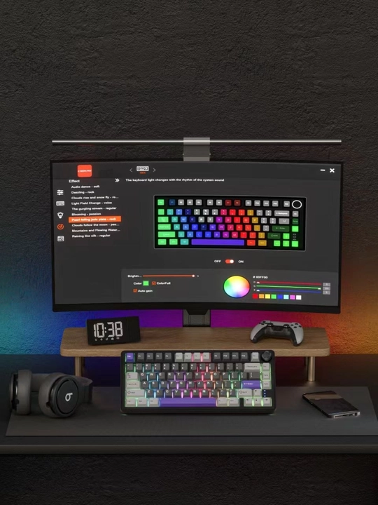 O‘yin uchun kibersport klaviaturalari ZIFRIEND AG68, RX75PRO VA BD61 oʻyin RGB yoritgichli