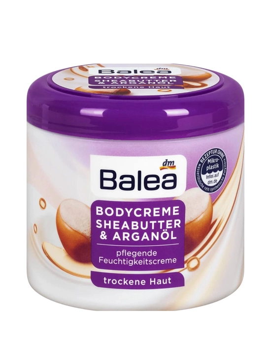 Shea yog'i va argan yog'i qo'shilgan Balea tana kremi, 500 ml - 