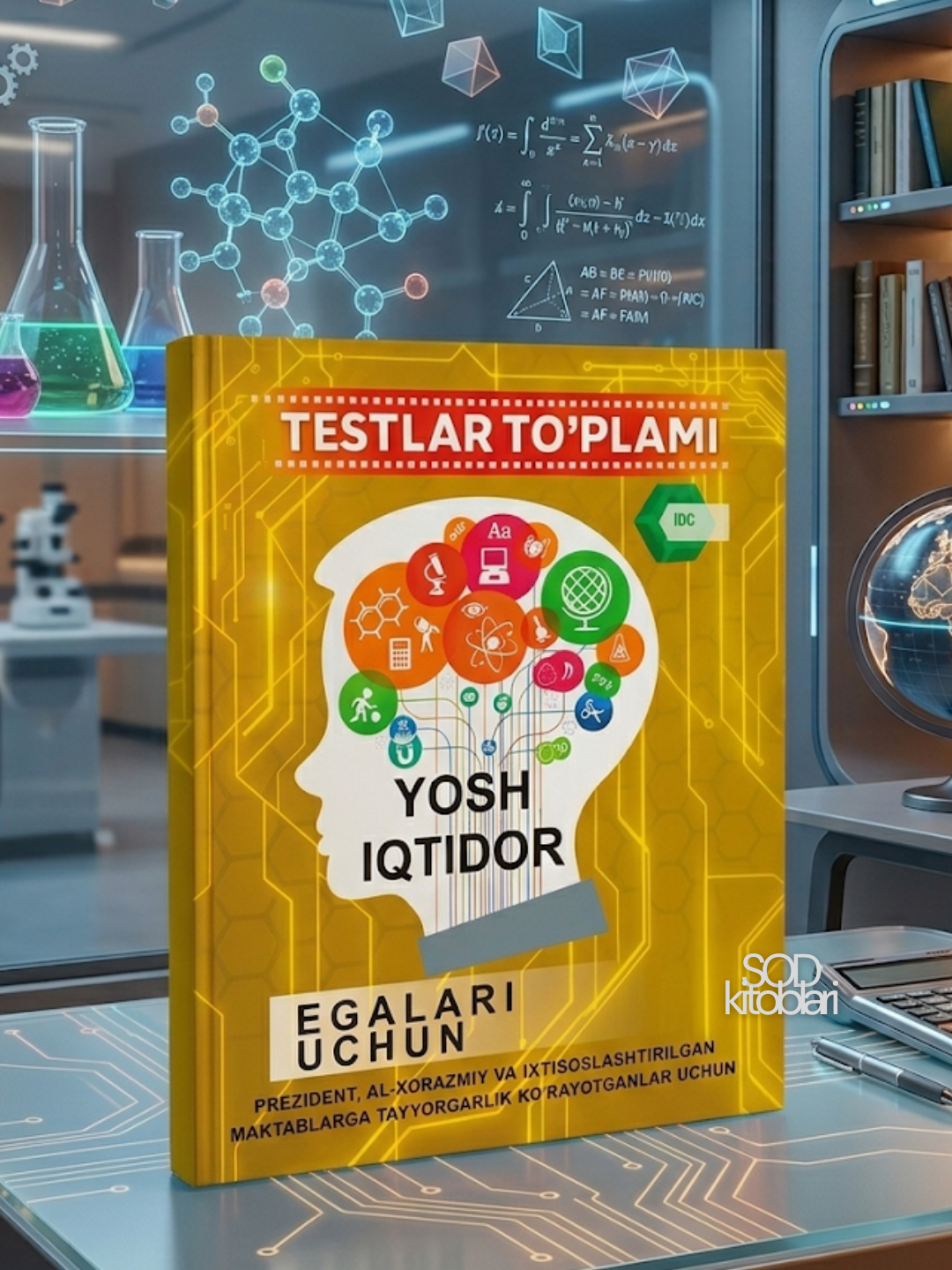 Yosh iste’dod egalari uchun, Matematika 1, 2, 3-qism Tanqidiy fikrlash, Testlar to‘plami - 