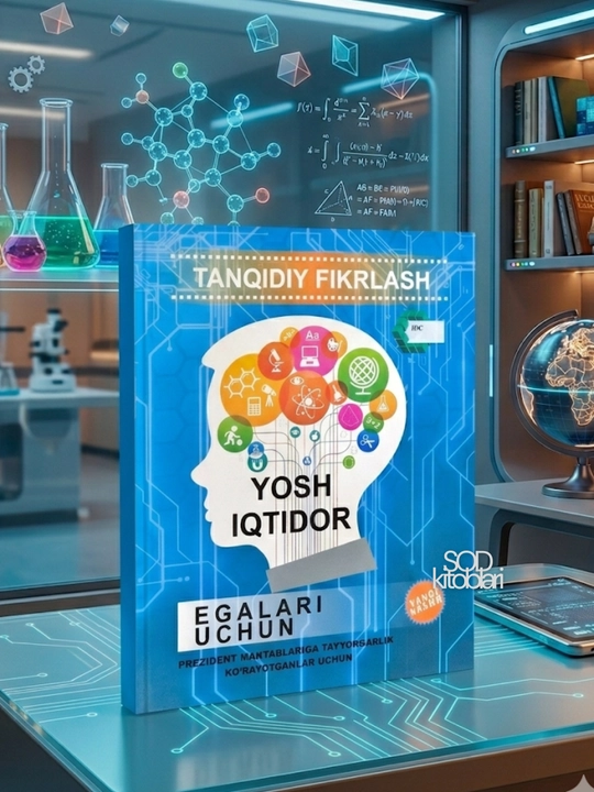 Yosh iste’dod egalari uchun, Matematika 1, 2, 3-qism Tanqidiy fikrlash, Testlar to‘plami - 