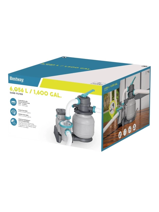 Filtr-nasos qumli Bestway 58497 FlowClear basseynlar uchun/ 5678 litr/soat